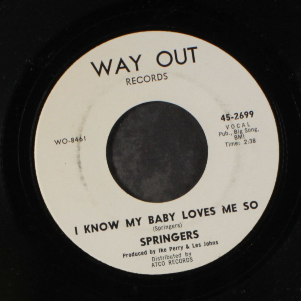 i know my baby loves me / i know why by SPRINGERS