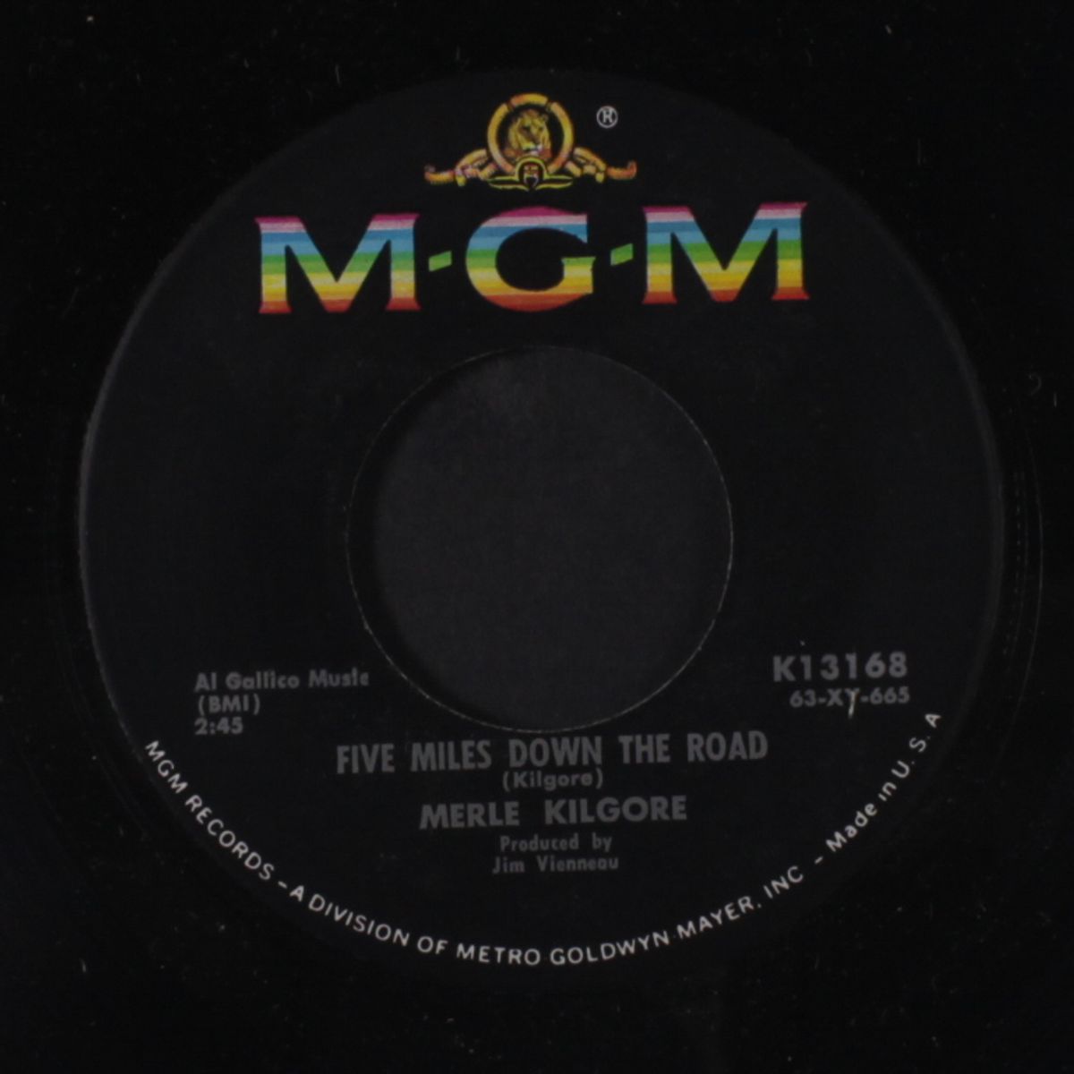 whiskey road / five miles down the road by MERLE KILGORE