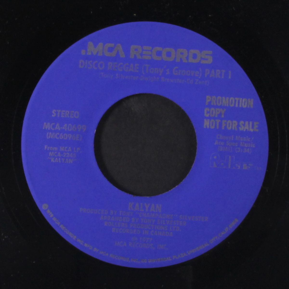 disco reggae (tony's groove) / part 2 by KALYAN