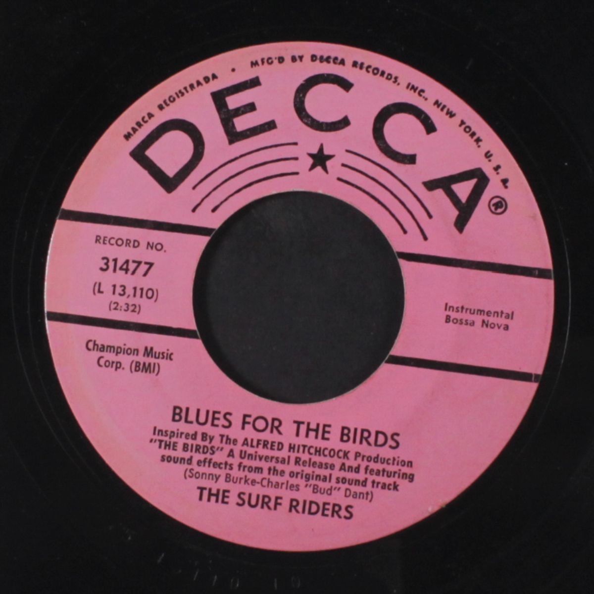 the birds / blues for the birds by SURF RIDERS