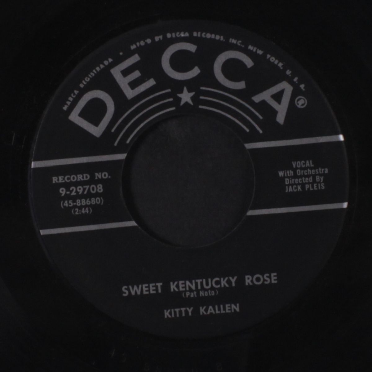 sweet kentucky rose / how lonely can i get? by KITTY KALLEN