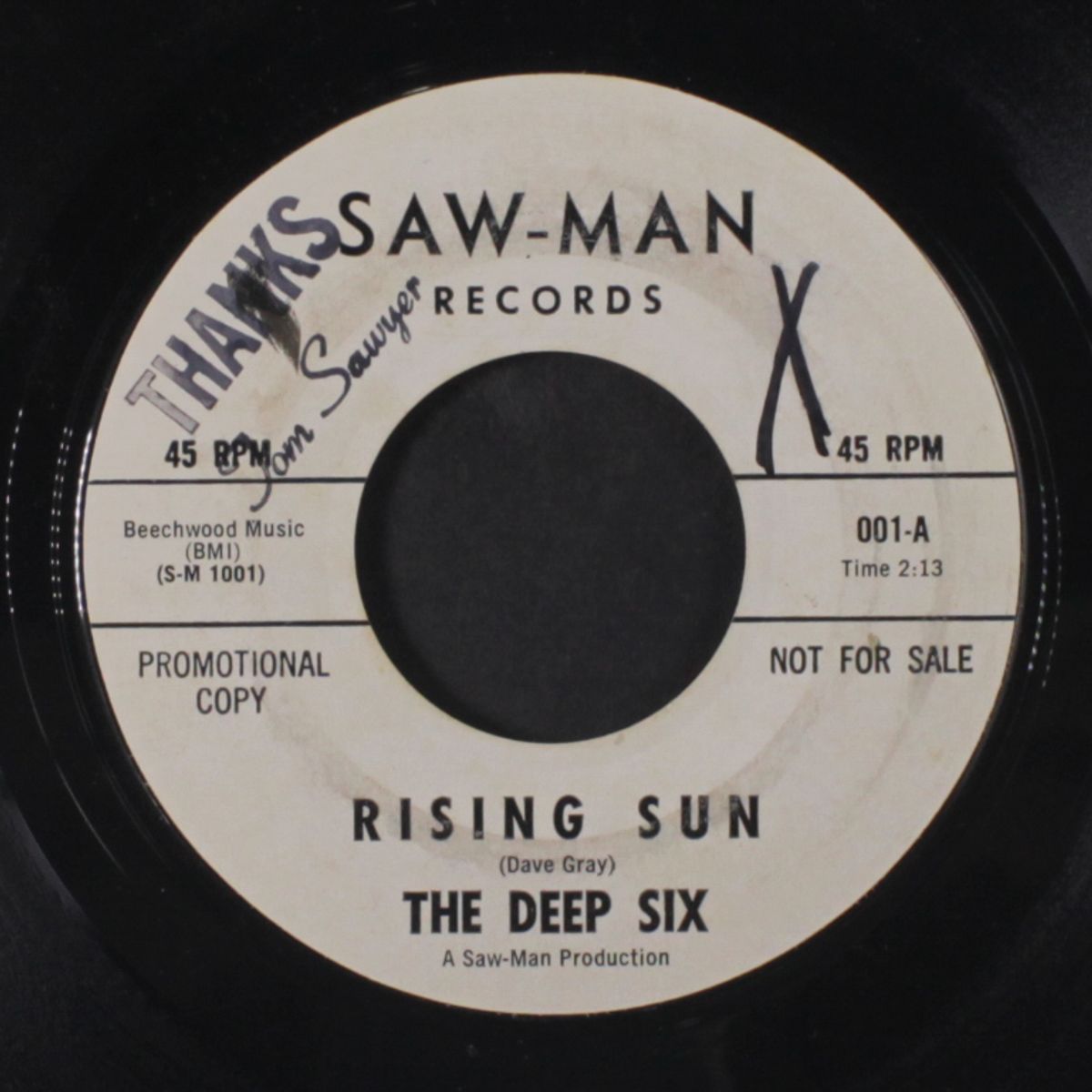rising sun / strollin' blues by DEEP SIX