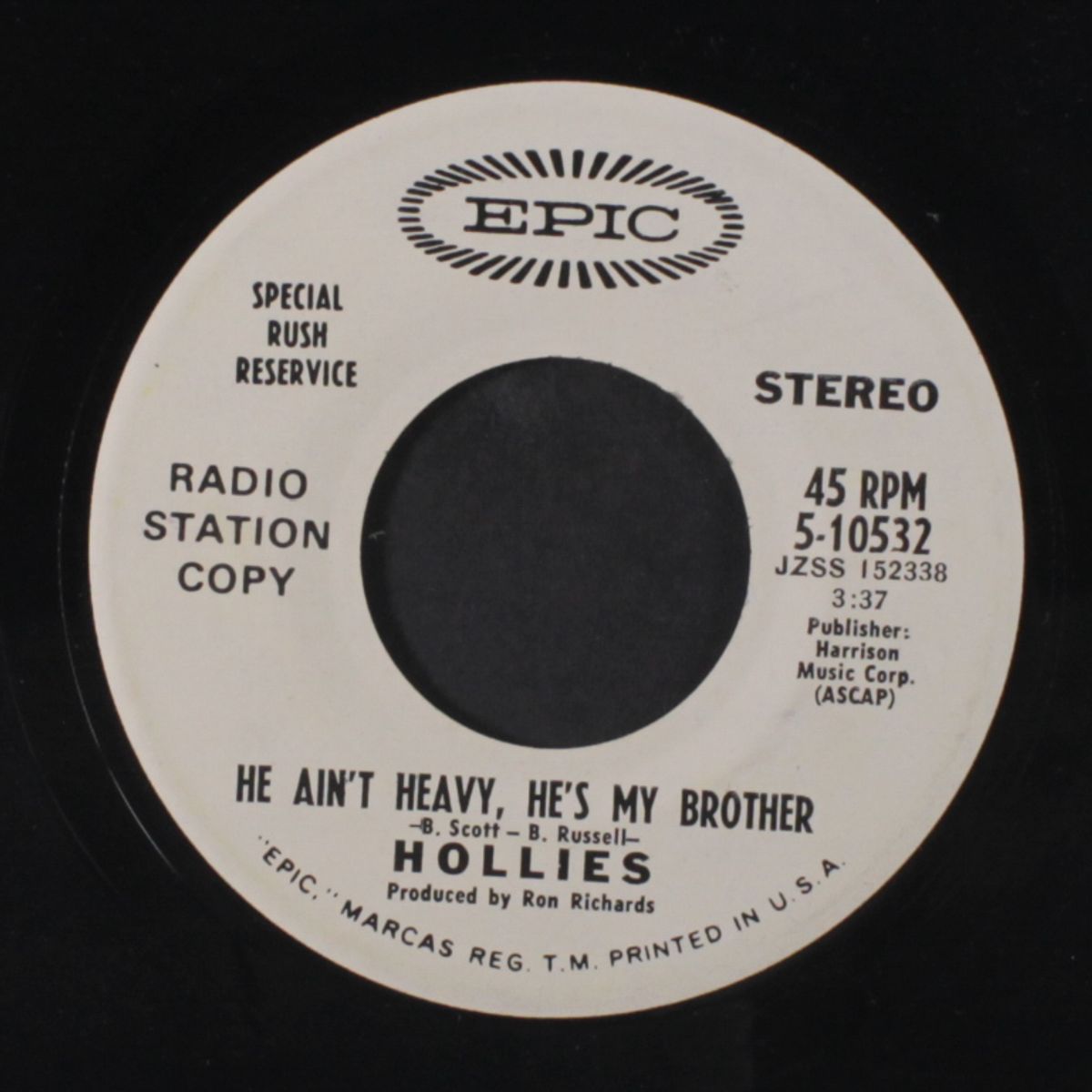 he ain't heavy, he's my brother / mono by HOLLIES