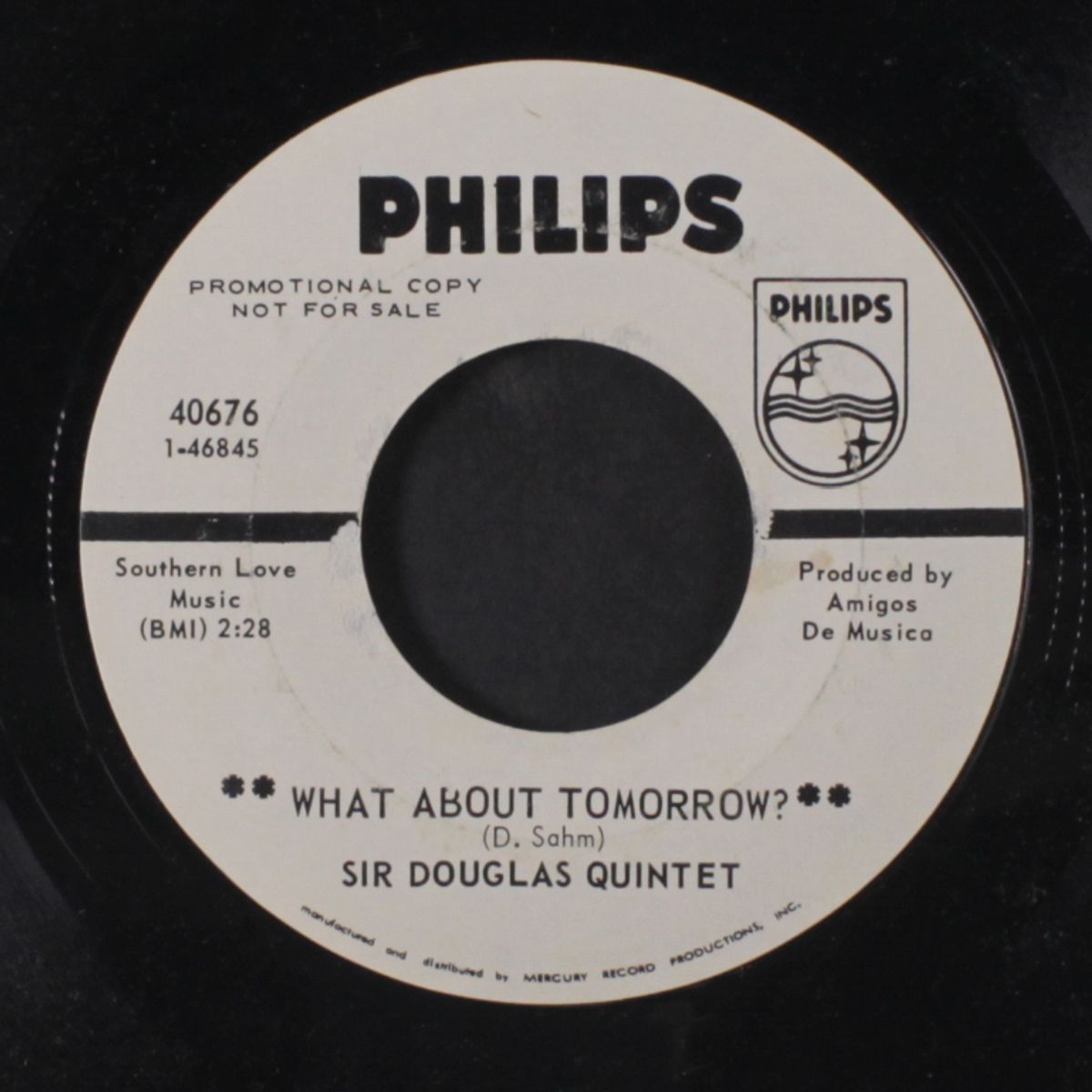 what about tomorrow? / a nice song by SIR DOUGLAS QUINTET