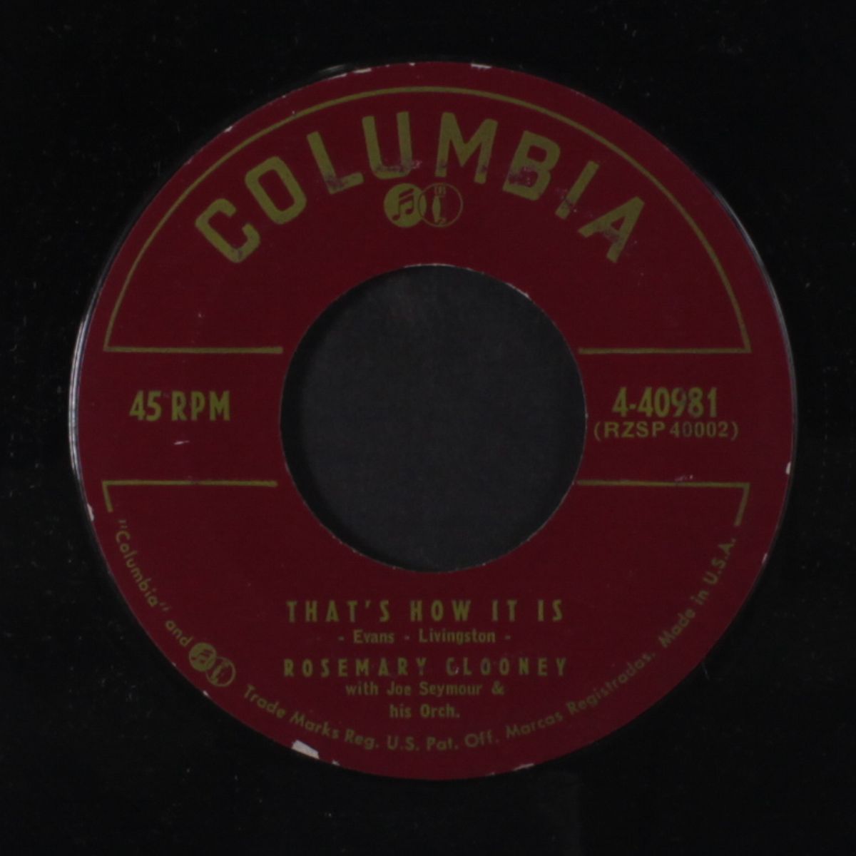 colors / that's how it is by ROSEMARY CLOONEY