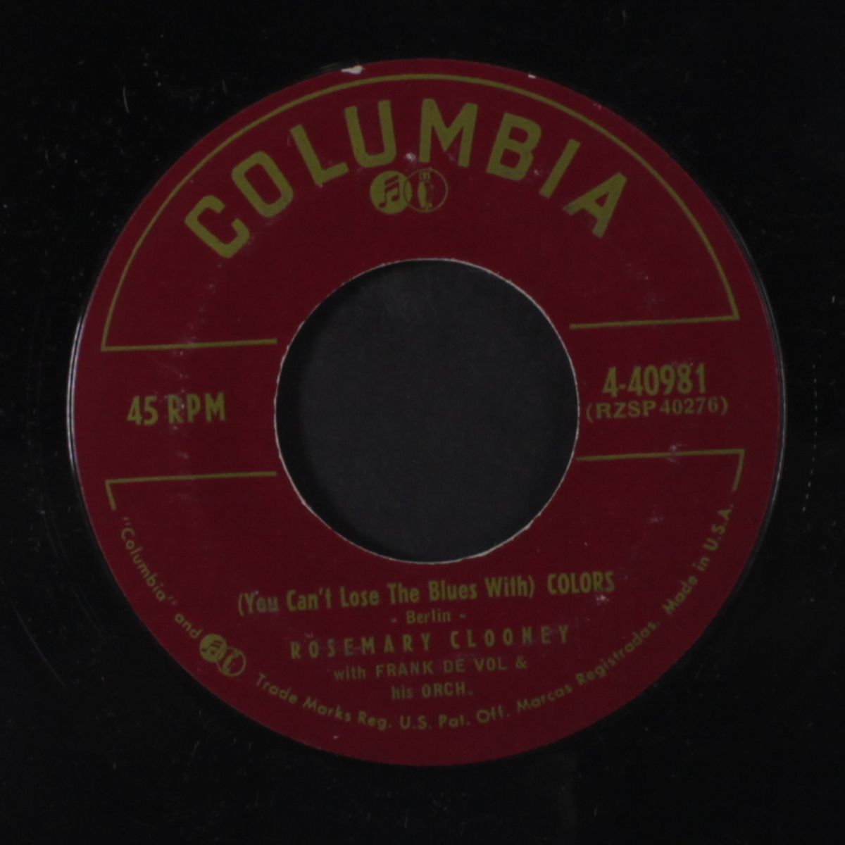 colors / that's how it is by ROSEMARY CLOONEY