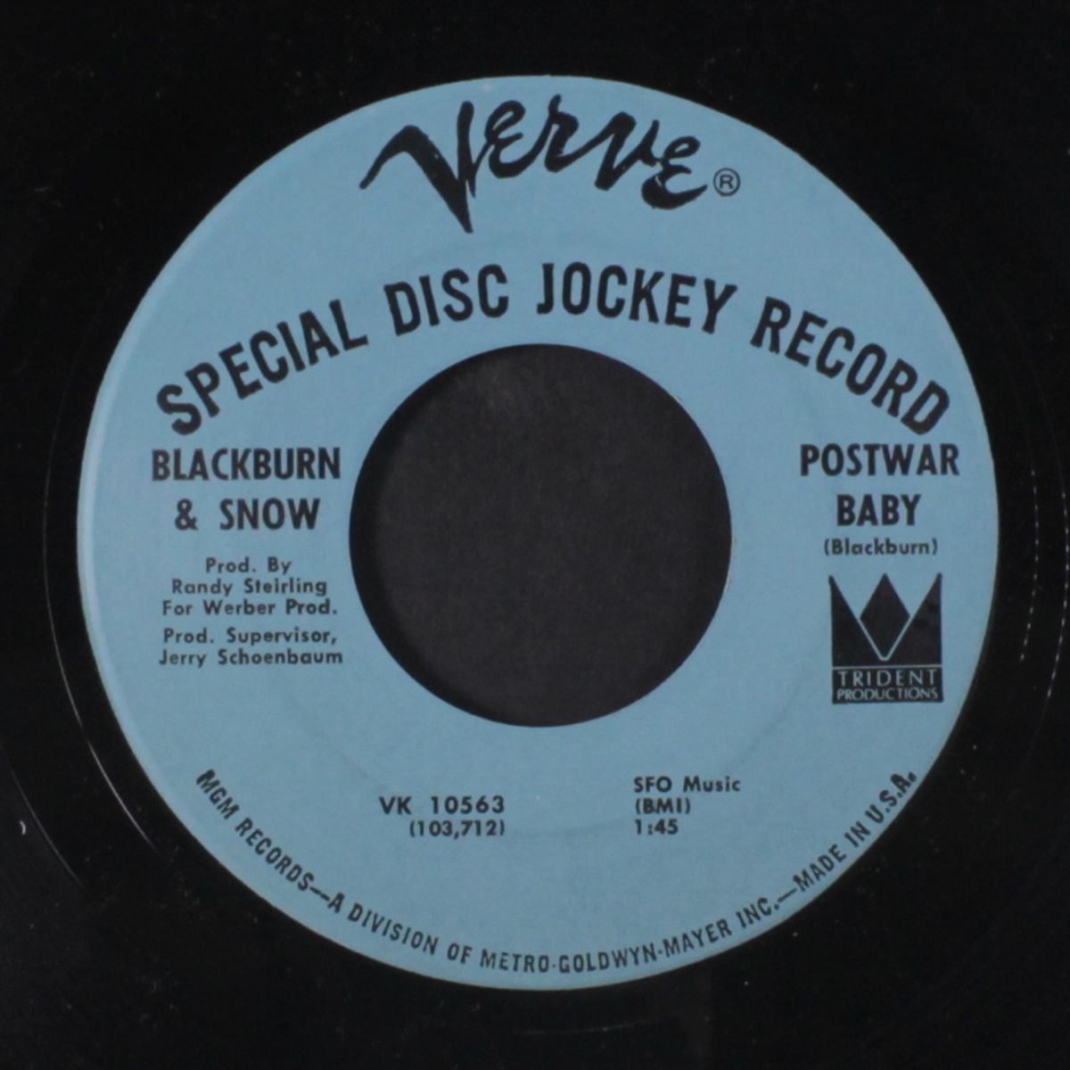time / postwar baby by BLACKBURN & SNOW
