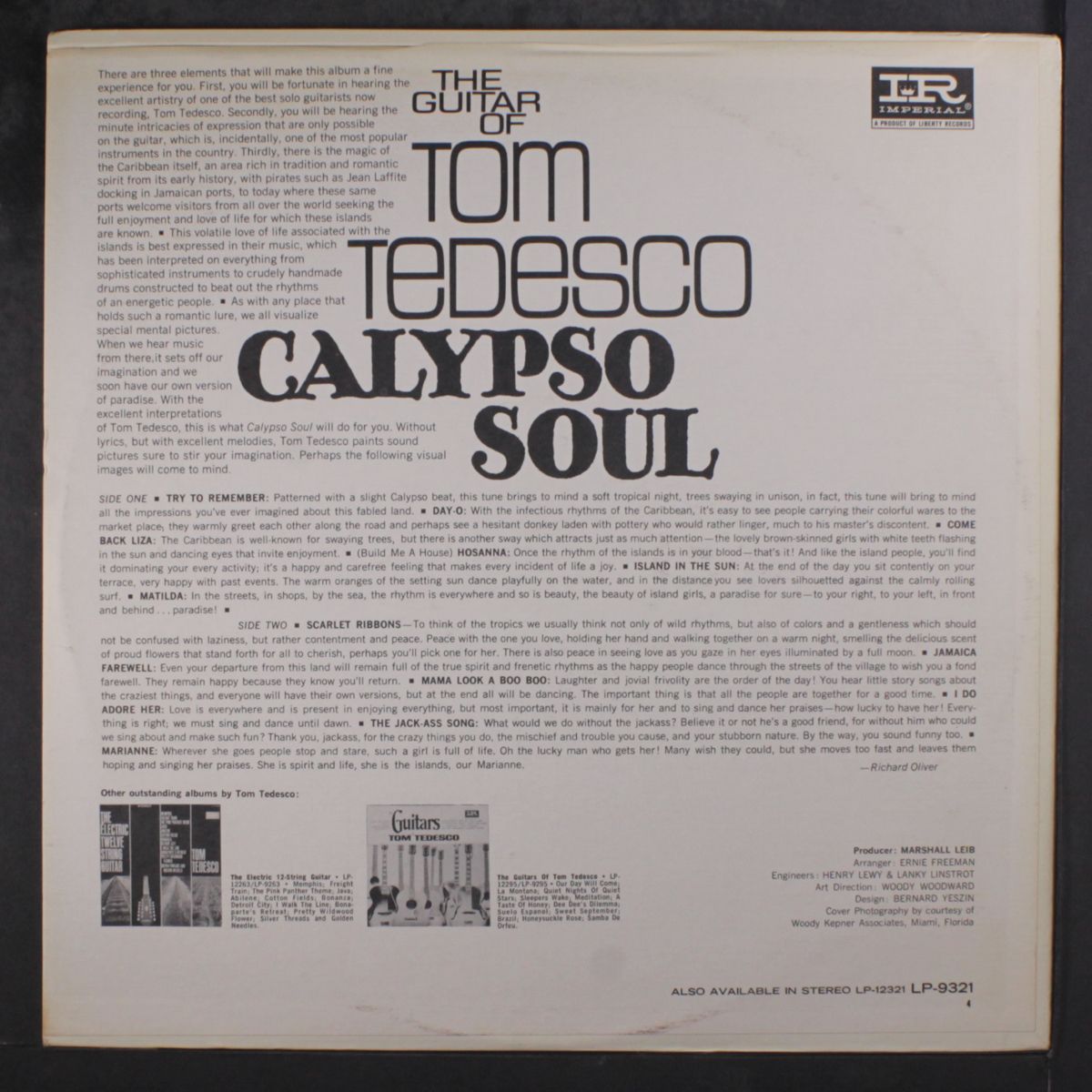 calypso soul by TOM TEDESCO
