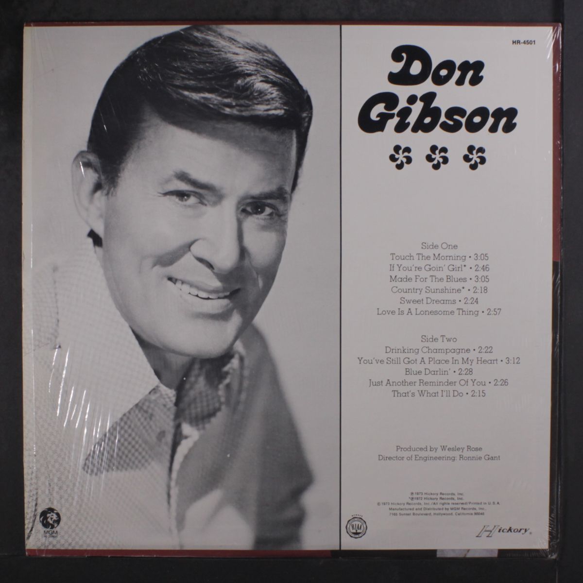 touch the morning by DON GIBSON