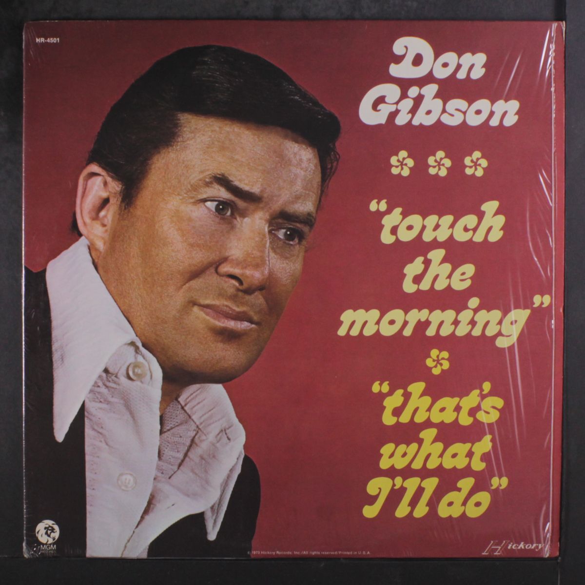 touch the morning by DON GIBSON