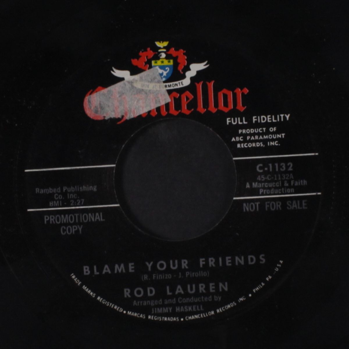 blame your friends / oh how i miss you tonight by ROD LAUREN