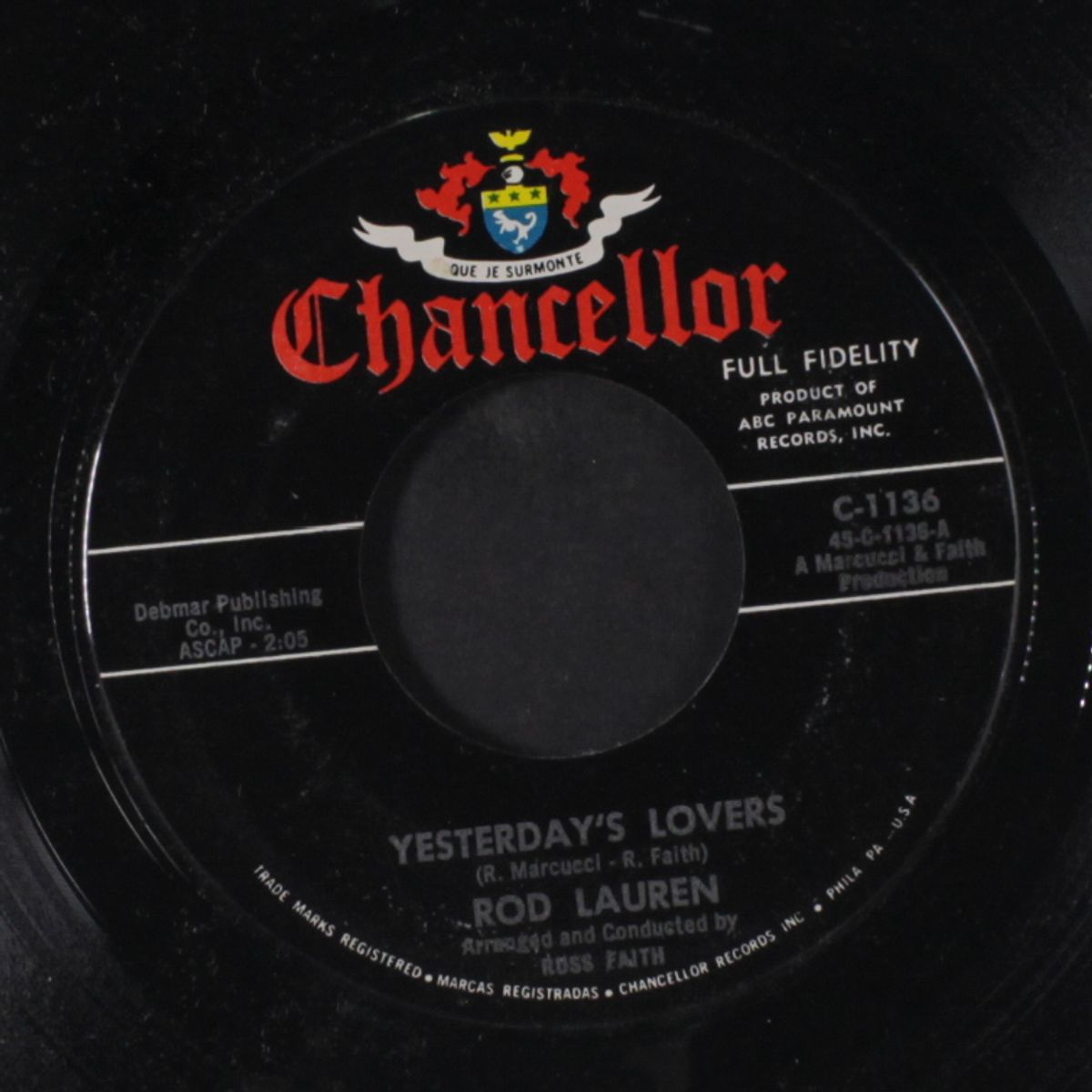 yesterday's lovers / i know by ROD LAUREN