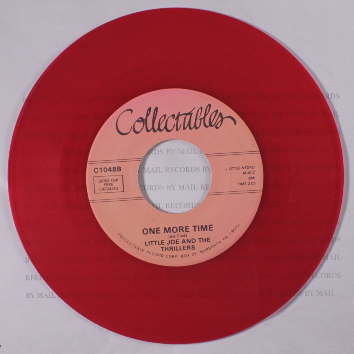 i love you for sentimental reasons / one more time by LITTLE JOE & THRILLERS