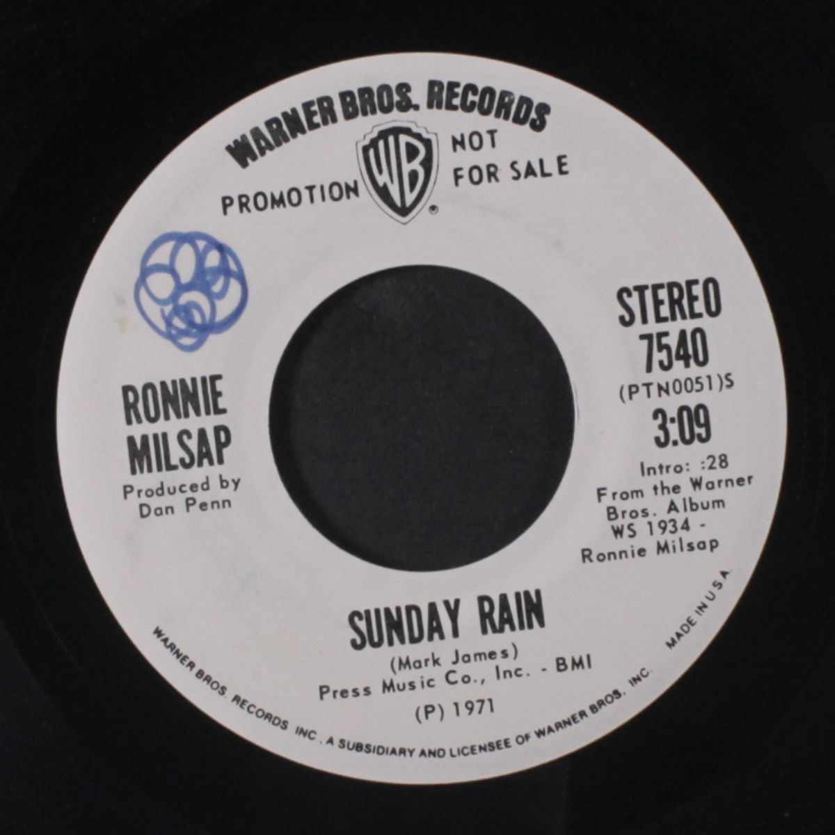 sunday rain / mono by RONNIE MILSAP