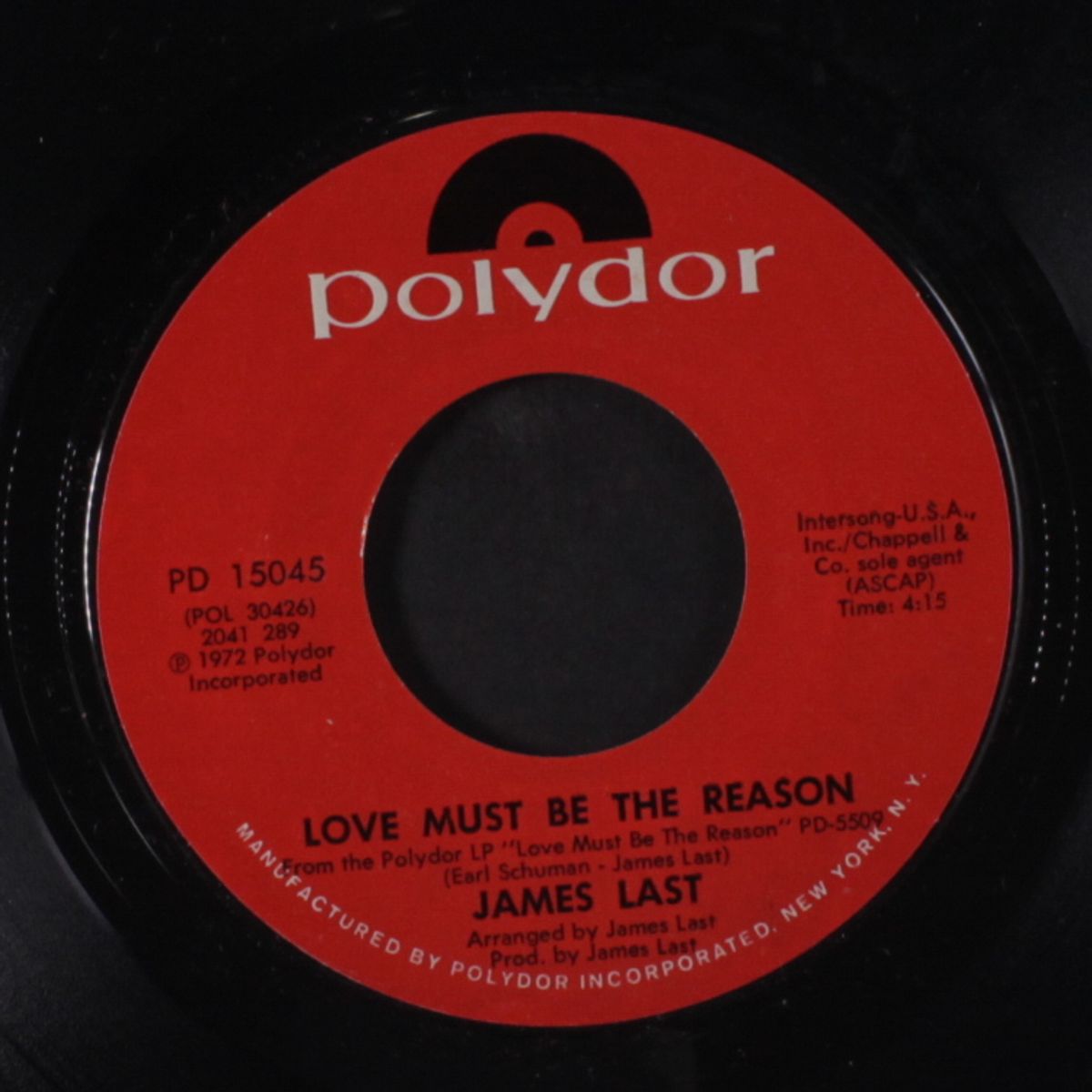 love must be the reason / wedding song (there is love) by JAMES LAST