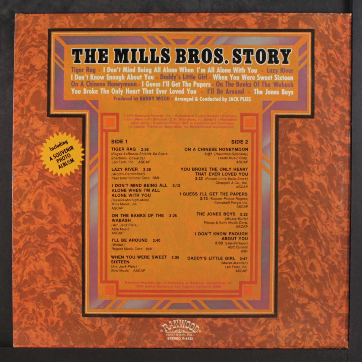 the mills brothers story by MILLS BROTHERS