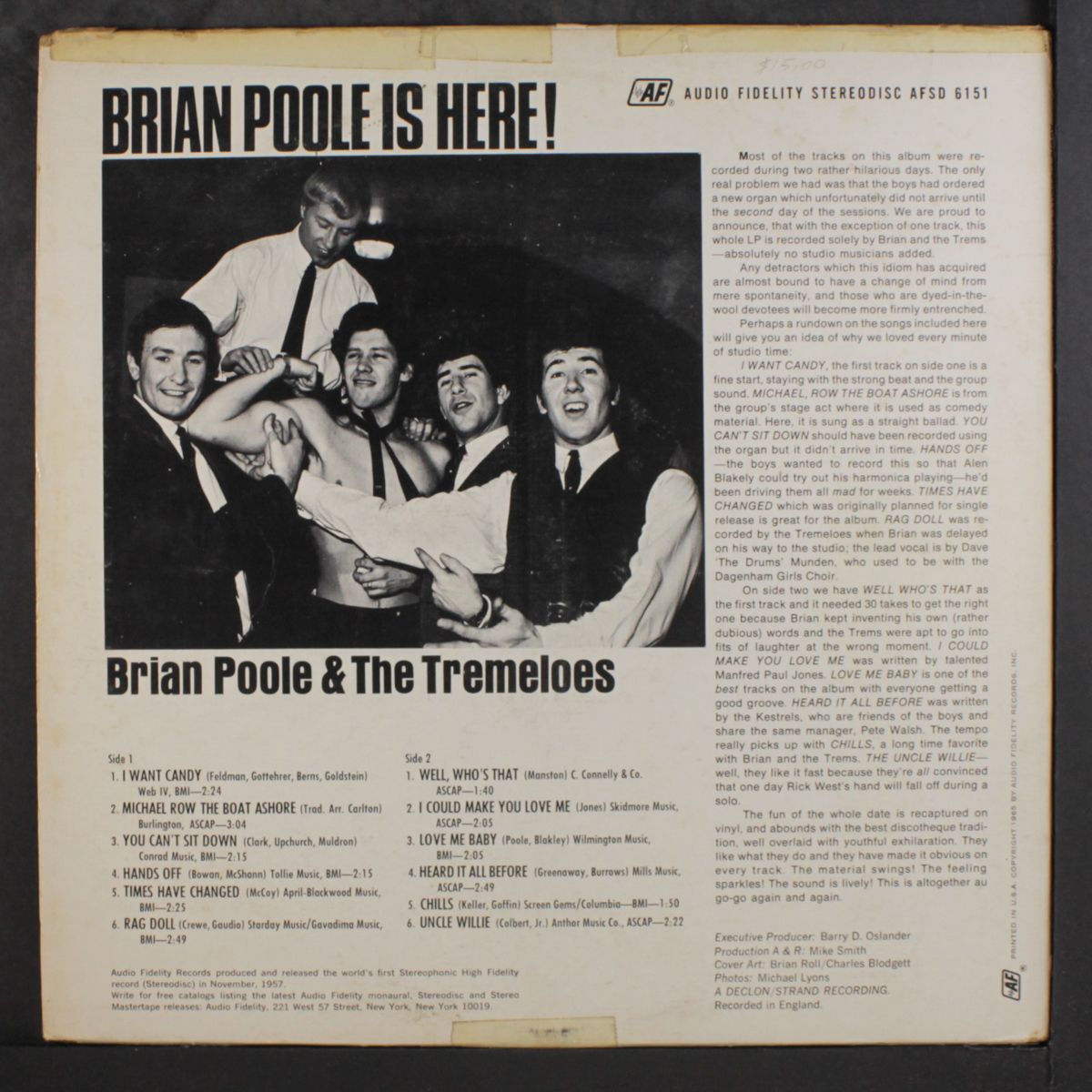 brian poole is here! by BRIAN POOLE & TREMELOES