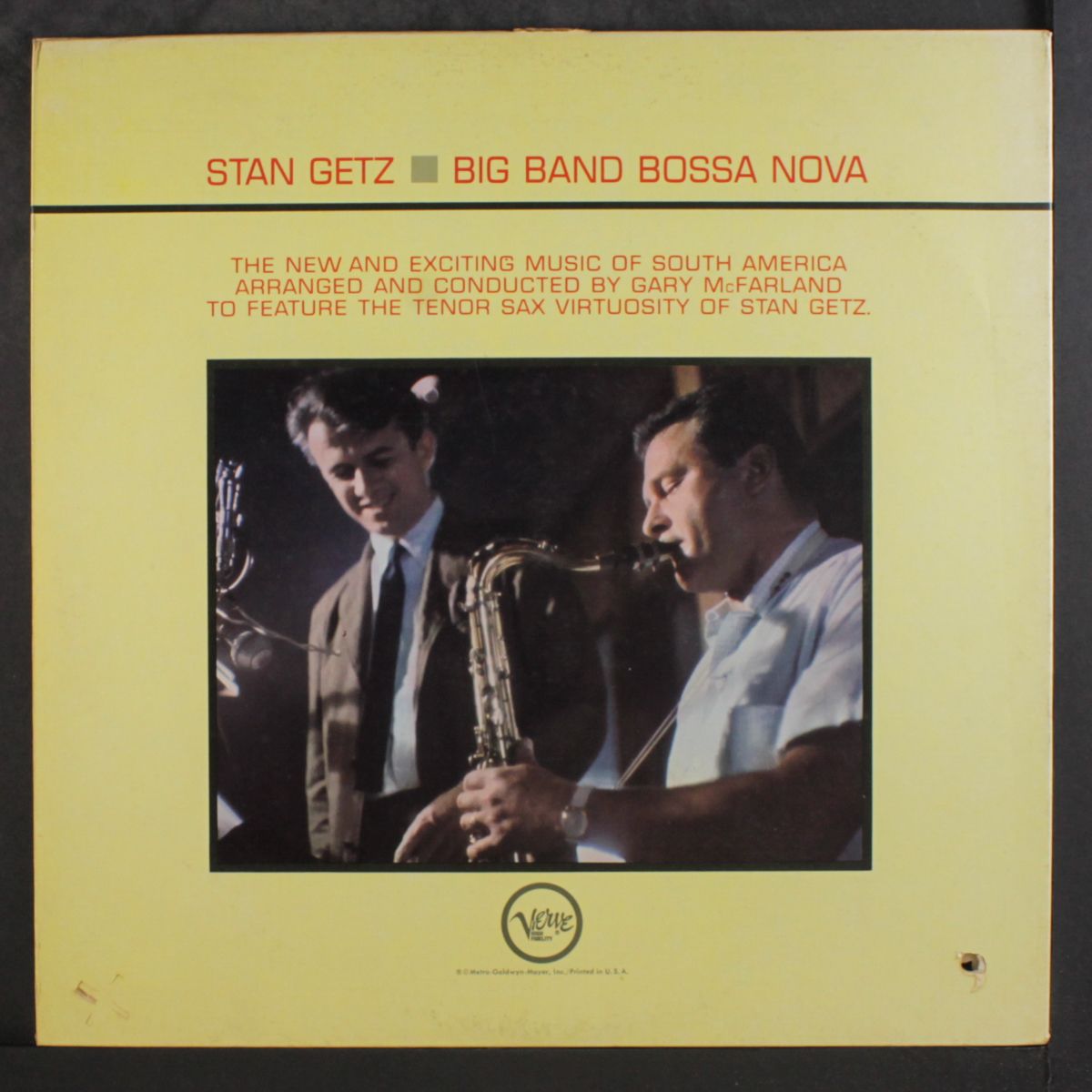 big band bossa nova by STAN GETZ