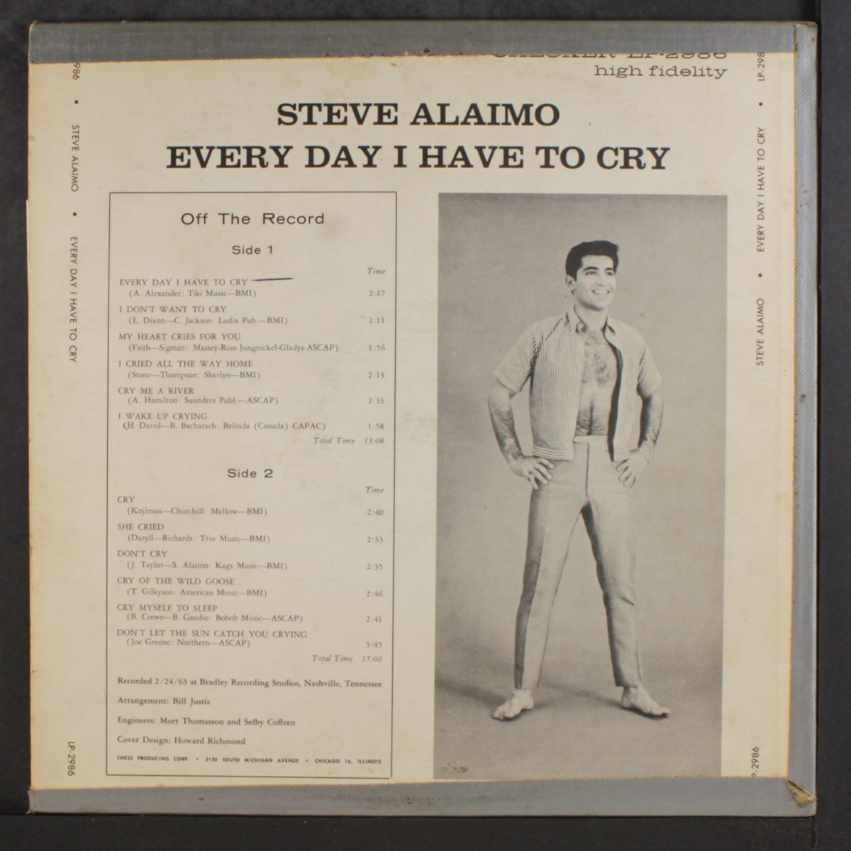 every day i have to cry by STEVE ALAIMO