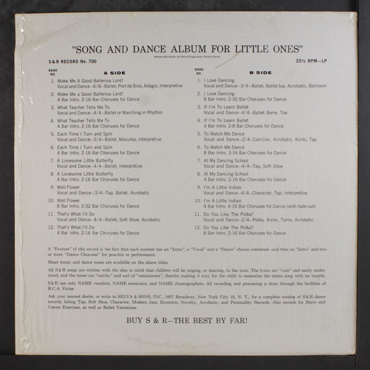 song and dance album for lttle ones by LAURA LESLIE