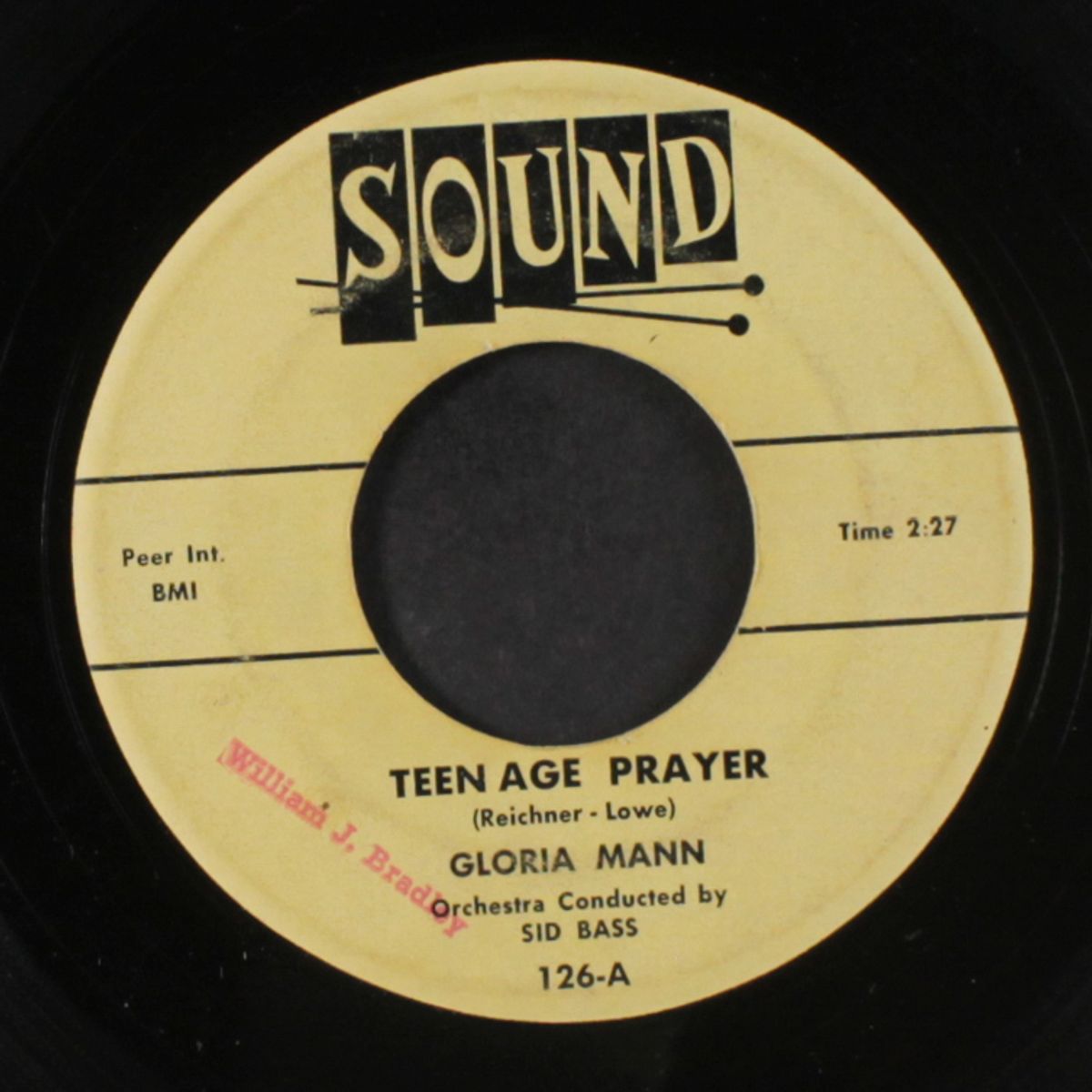 a teenage prayer / gypsy lady by GLORIA MANN