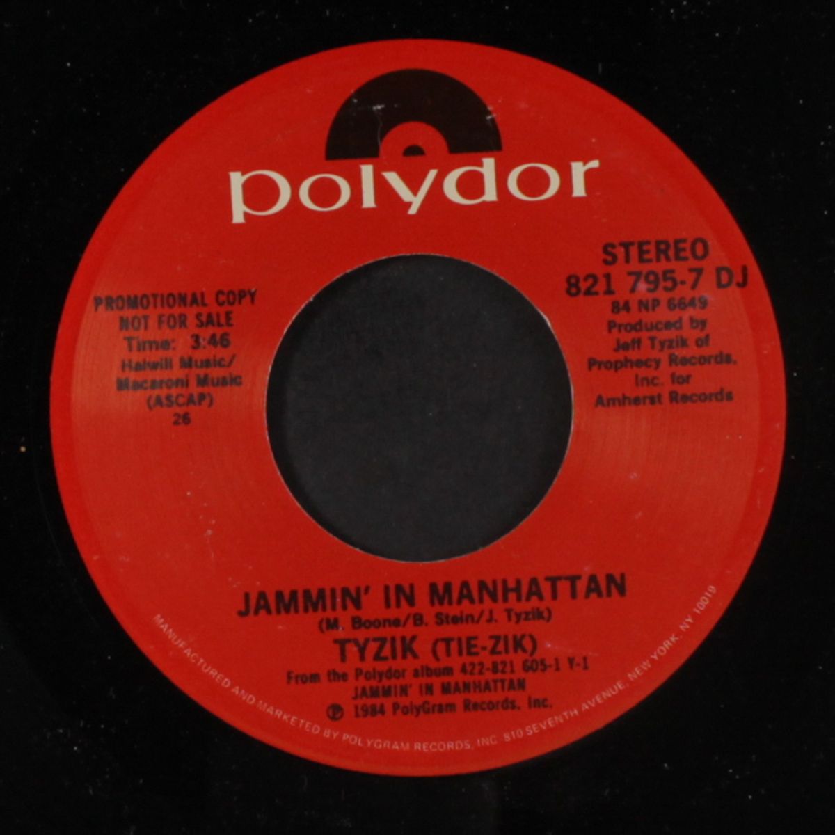 jammin' in manhattan / same by TYZIK