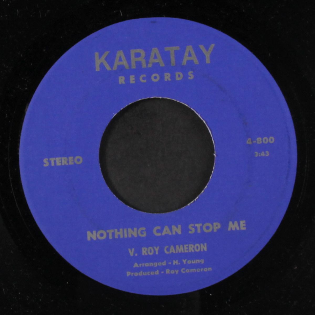 didn't we / nothing can stop me by V. ROY CAMERON