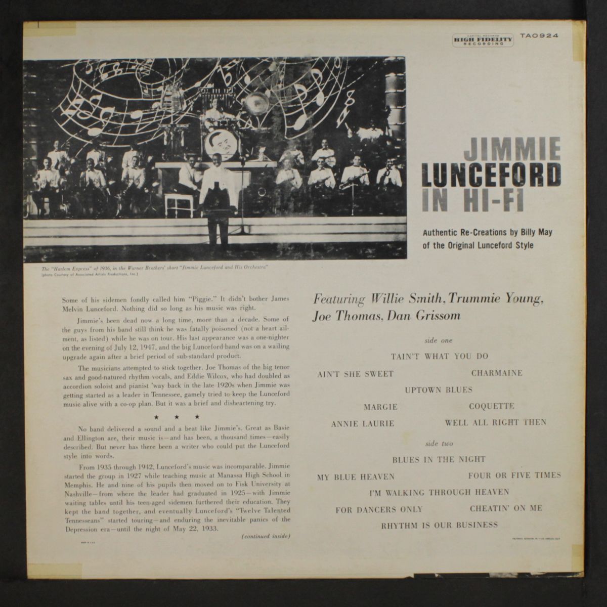 jimmie lunceford in hi-fi by JIMMIE LUNCEFORD