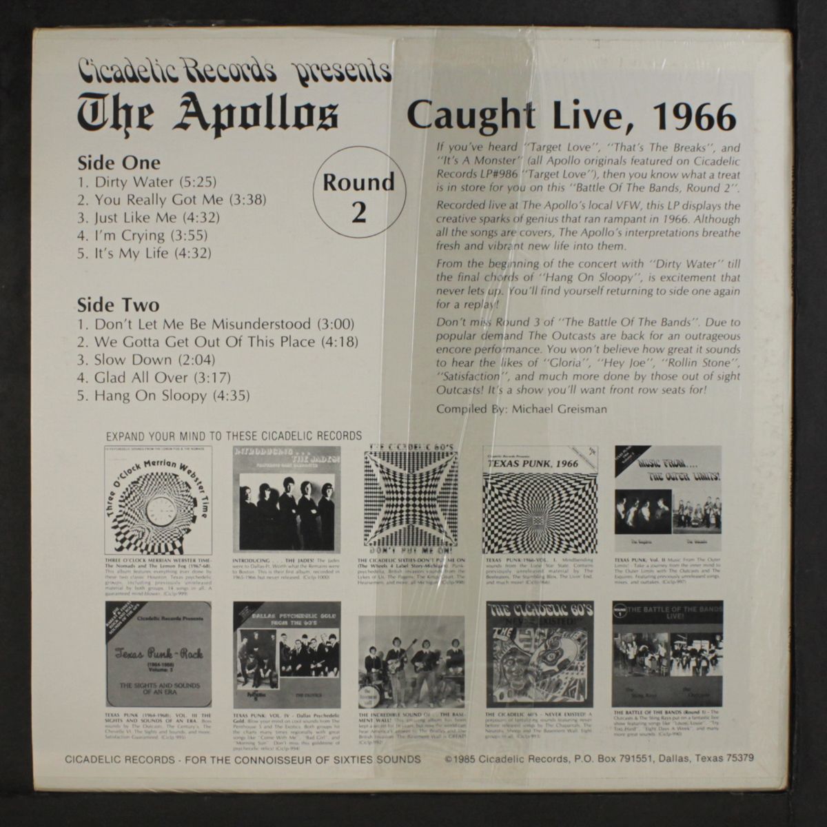 the battle of the bands with the apollos live, 1966 by APOLLOS