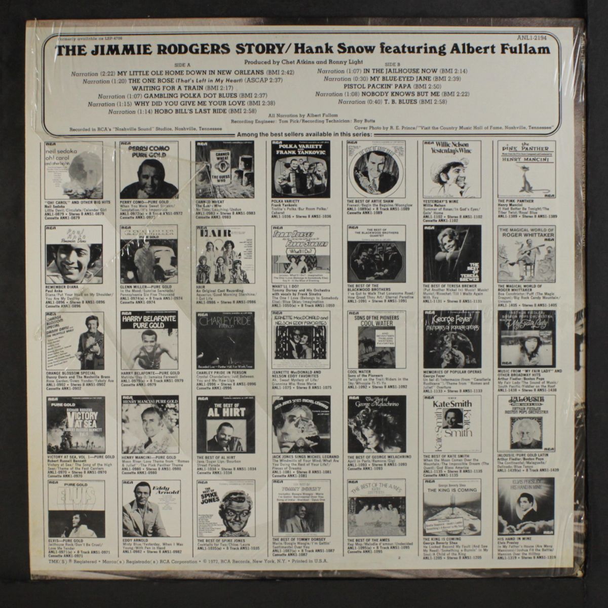 jimmie rodgers story by HANK SNOW
