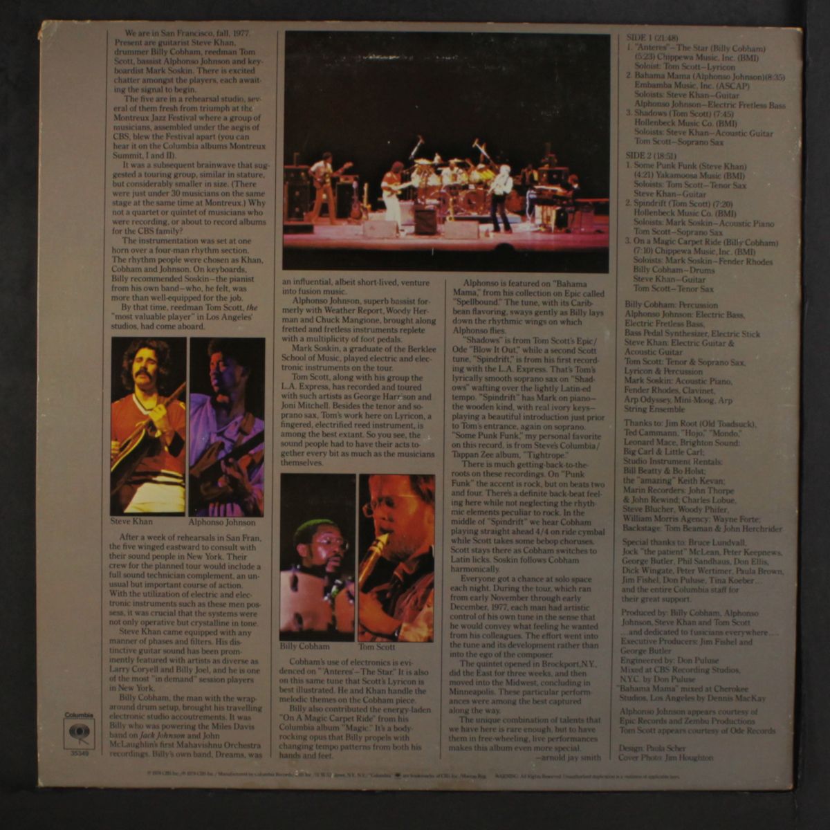 alivemutherforya by BILLY COBHAM, KHAN, ALPHONSO, SCOTT