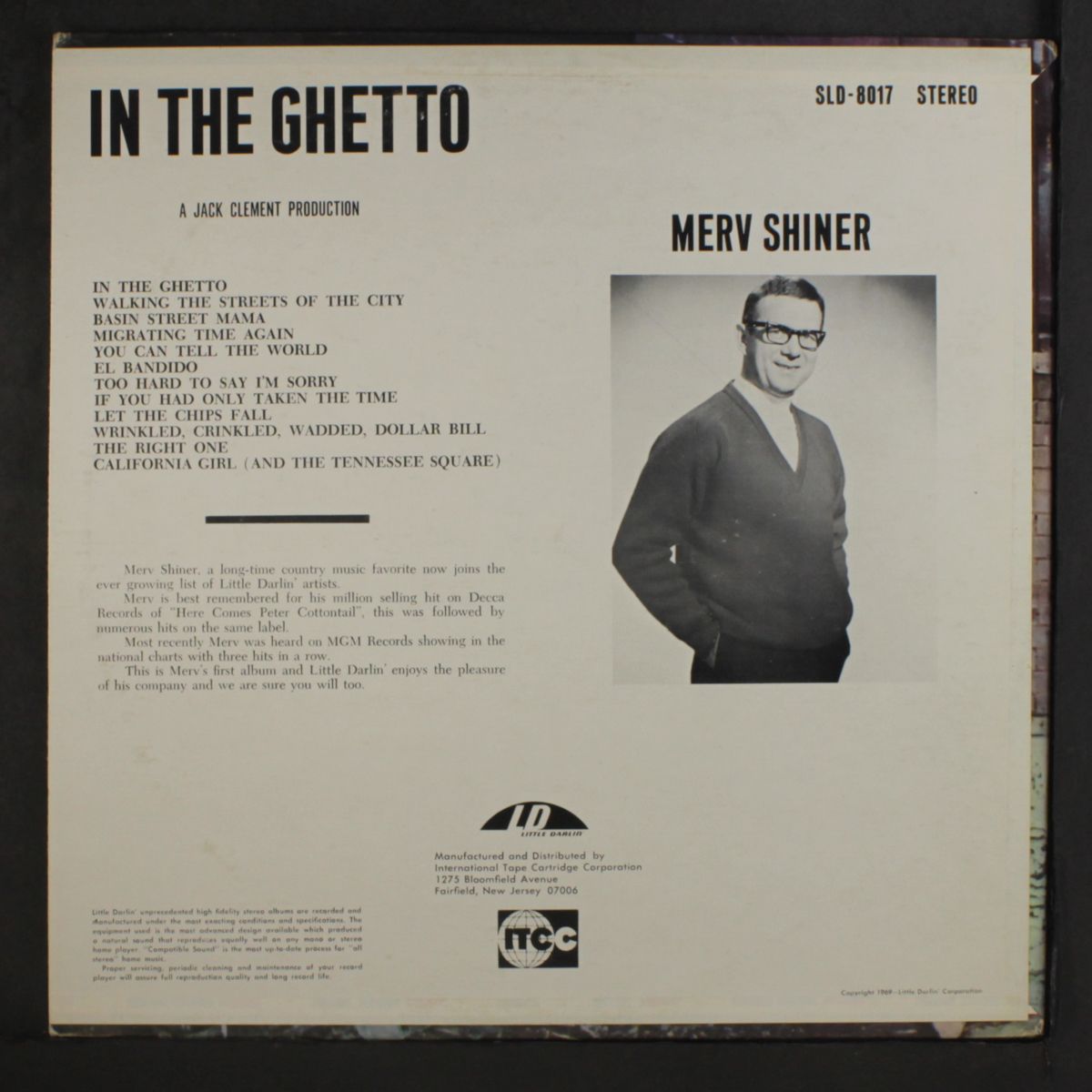 in the ghetto by MERV SHINER