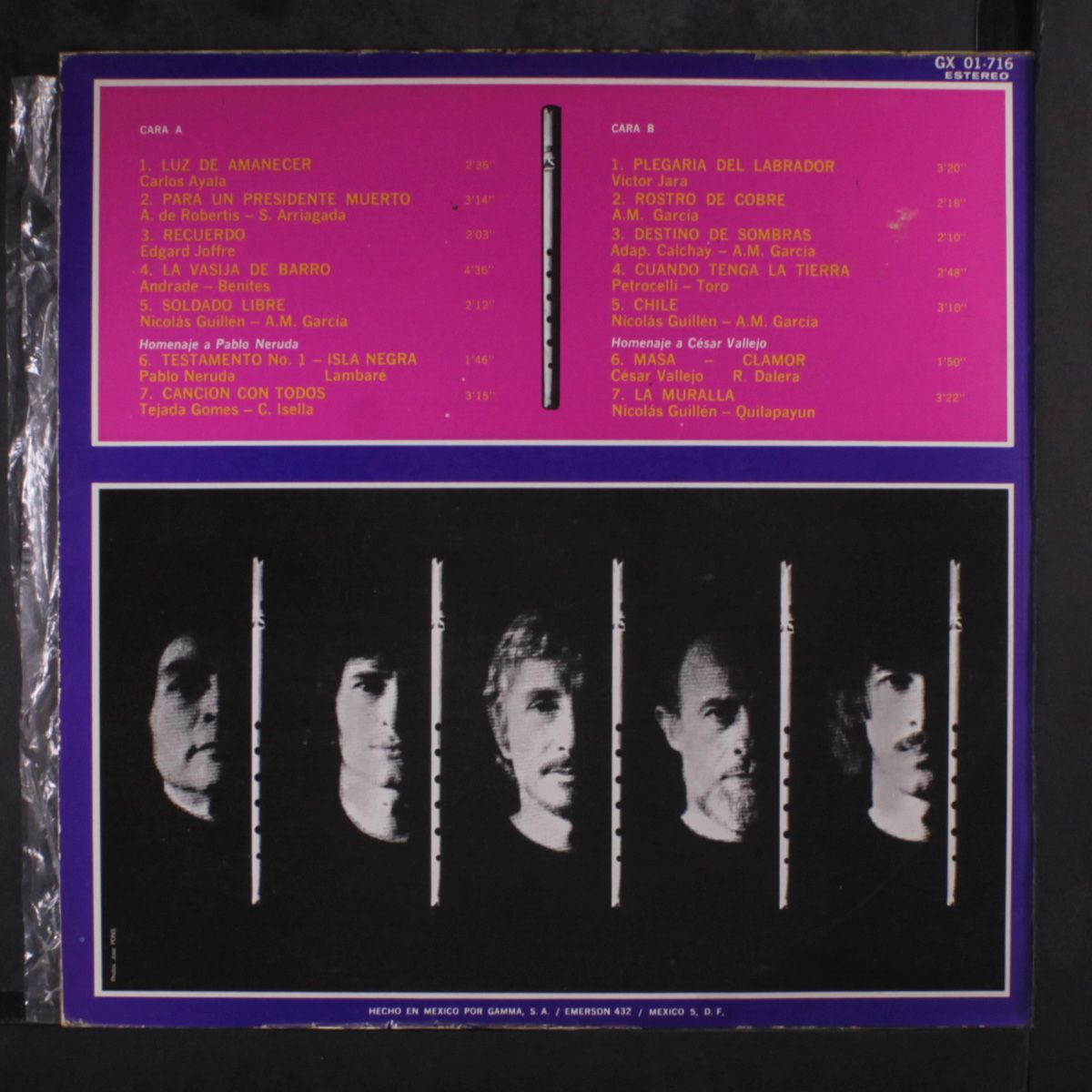 el canto de los poetas rebeldes by LOS CALCHAKIS