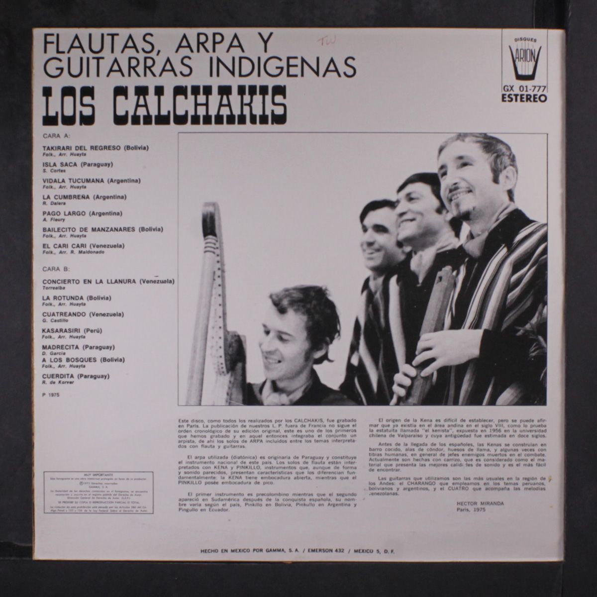 flautas, arpa y guitarras indigenas by LOS CALCHAKIS