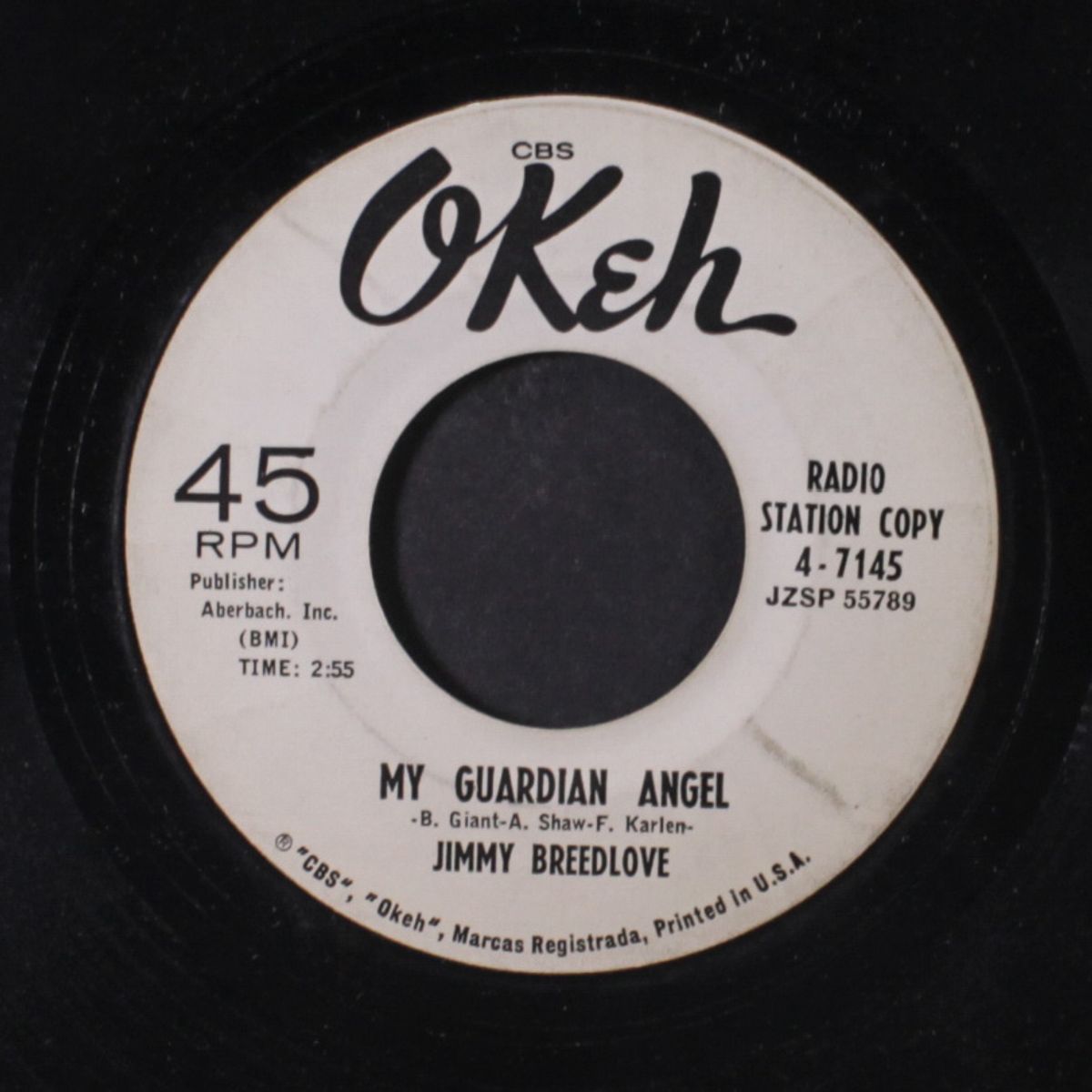 my guardian angel / anytime you want me by JIMMY BREEDLOVE