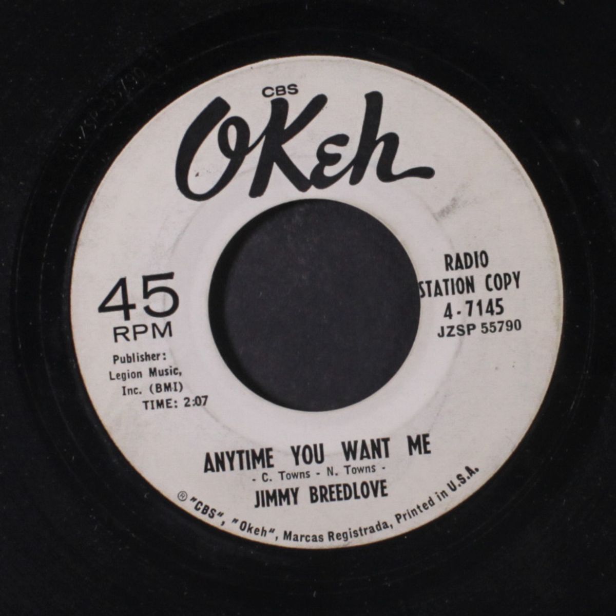 my guardian angel / anytime you want me by JIMMY BREEDLOVE