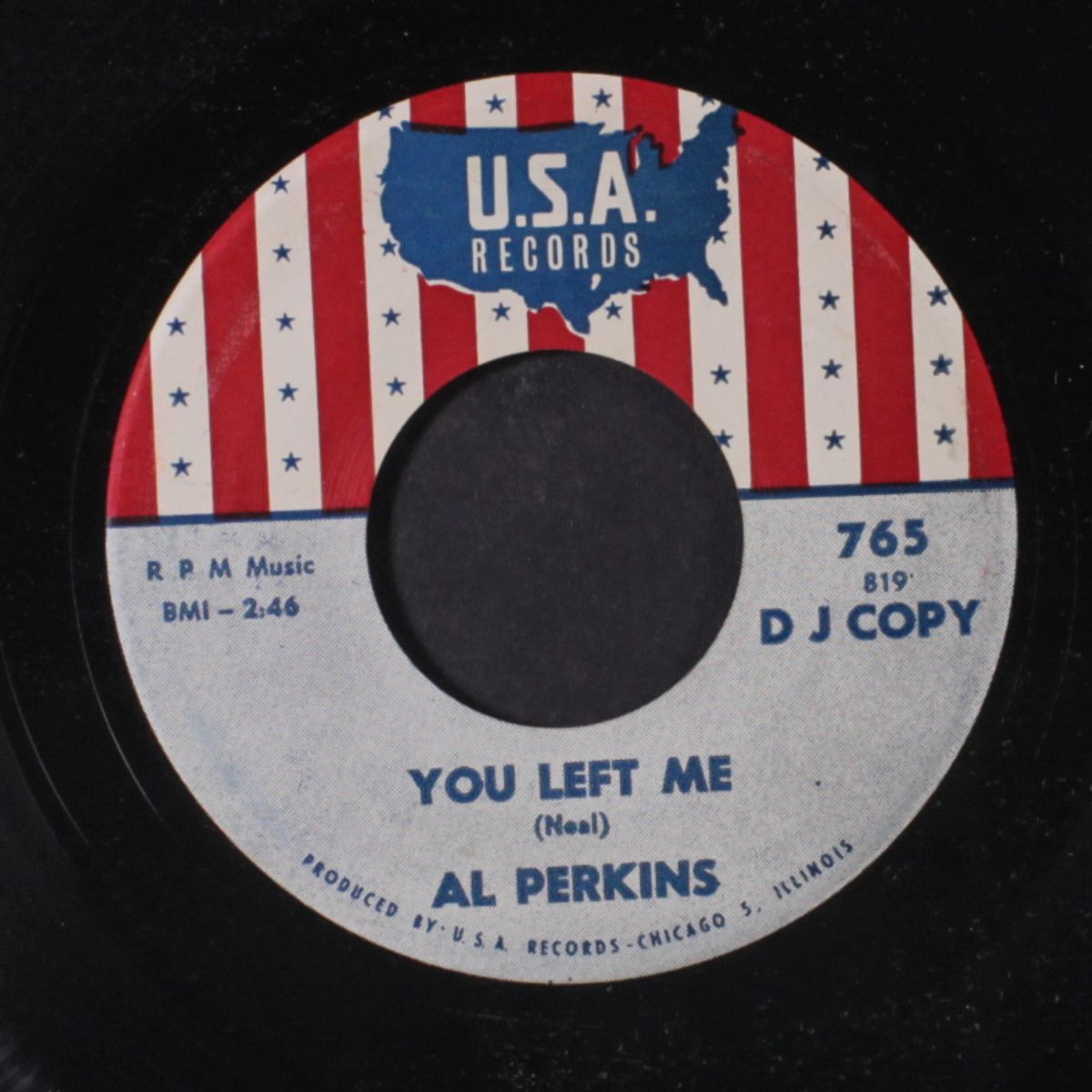 love me baby / you left me by AL PERKINS