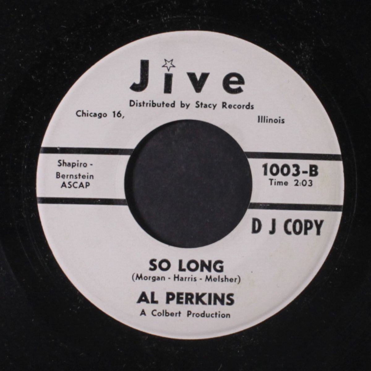 love me baby / so long by AL PERKINS