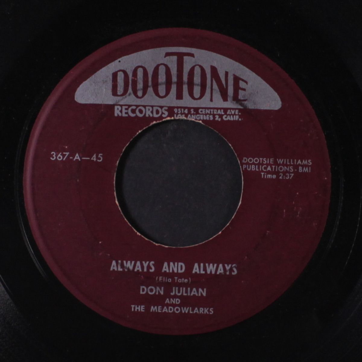 i got tore up / always and always by DON JULIAN & MEADOWLARKS