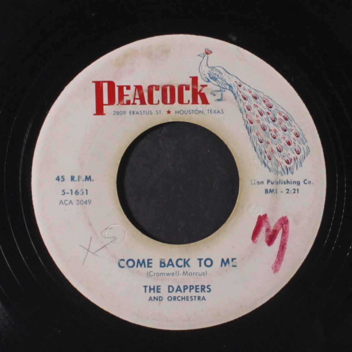 come back to me / mambo oongh by DAPPERS