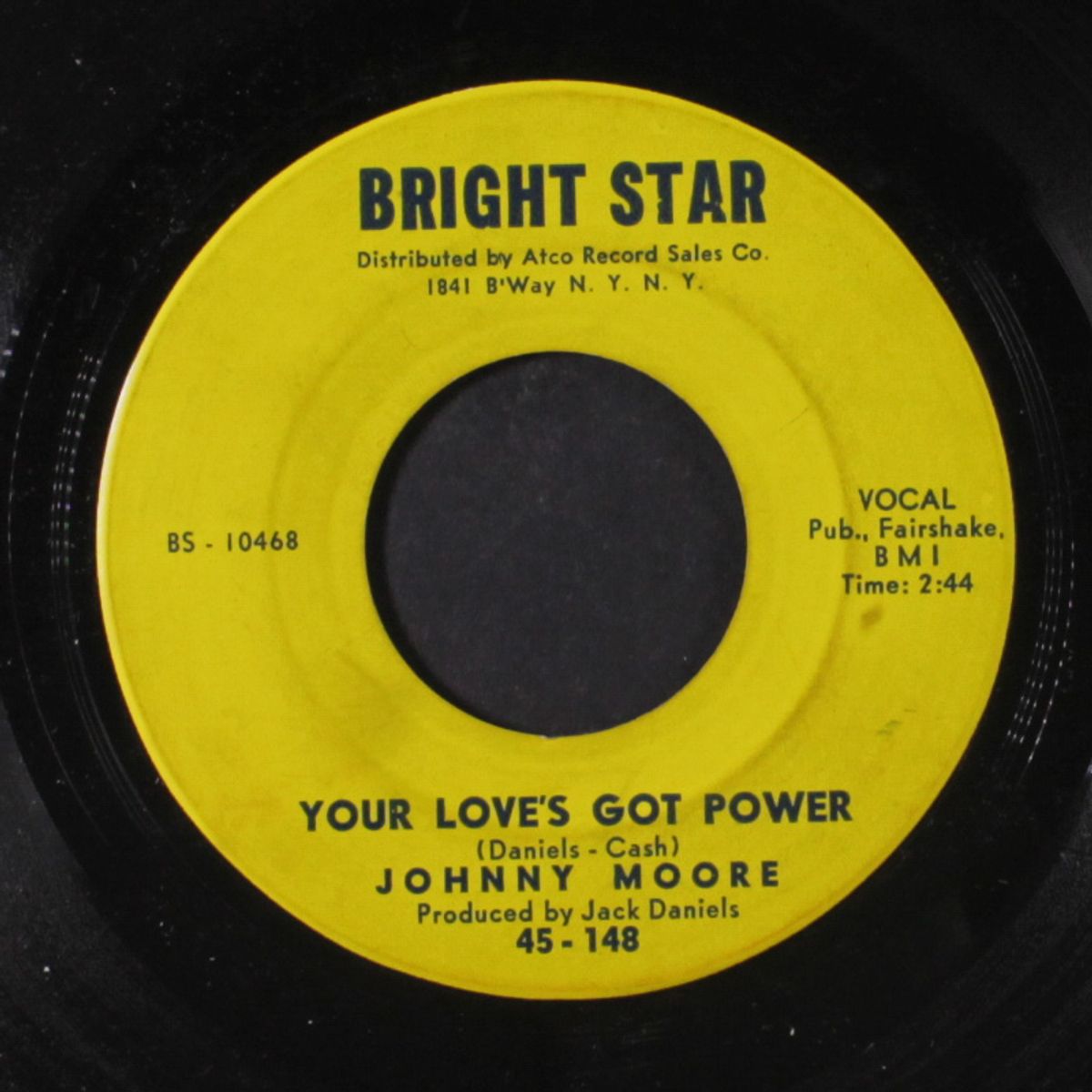 it may be tears of joy / your love's got power by JOHNNY MOORE