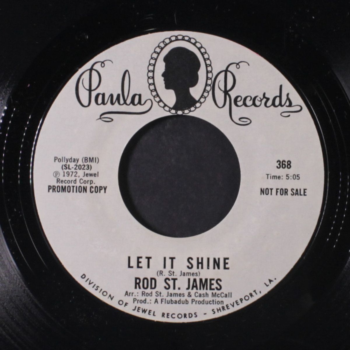 has anybody seen the superstar / let it shine by ROD ST. JAMES