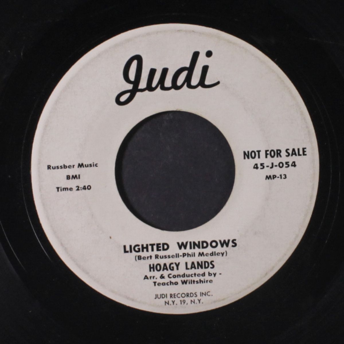 cry some tears / lighted windows by HOAGY LANDS