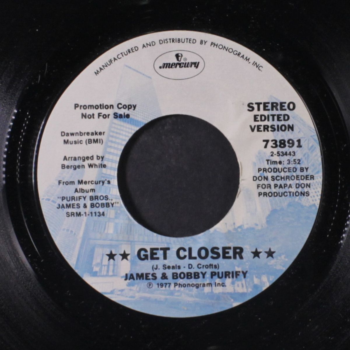 what's better than love / get closer by JAMES &AMP; BOBBY PURIFY