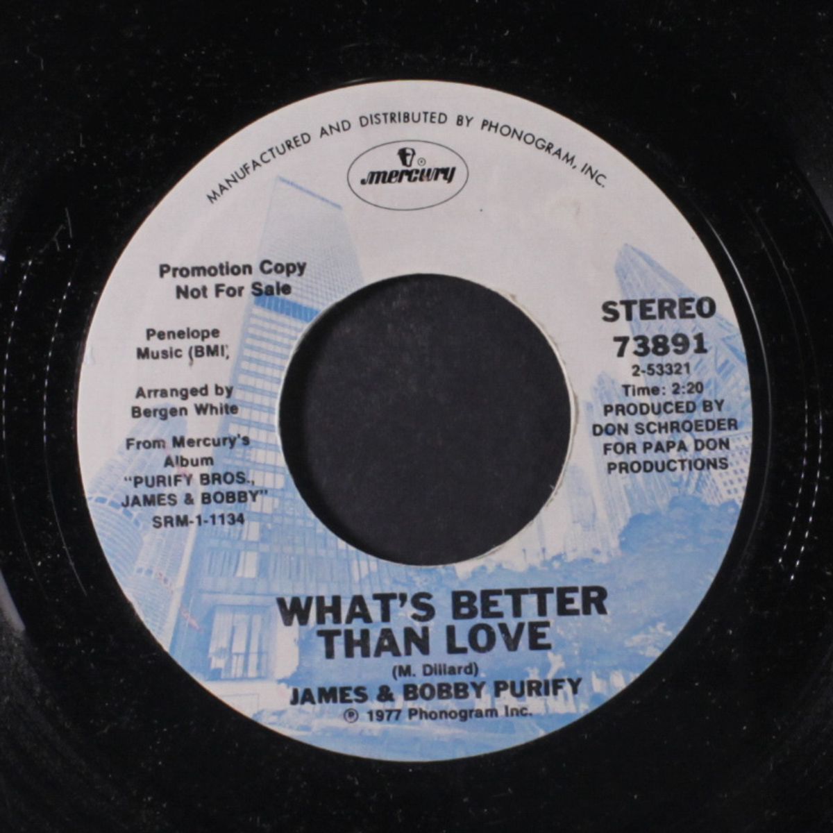 what's better than love / get closer by JAMES &AMP; BOBBY PURIFY