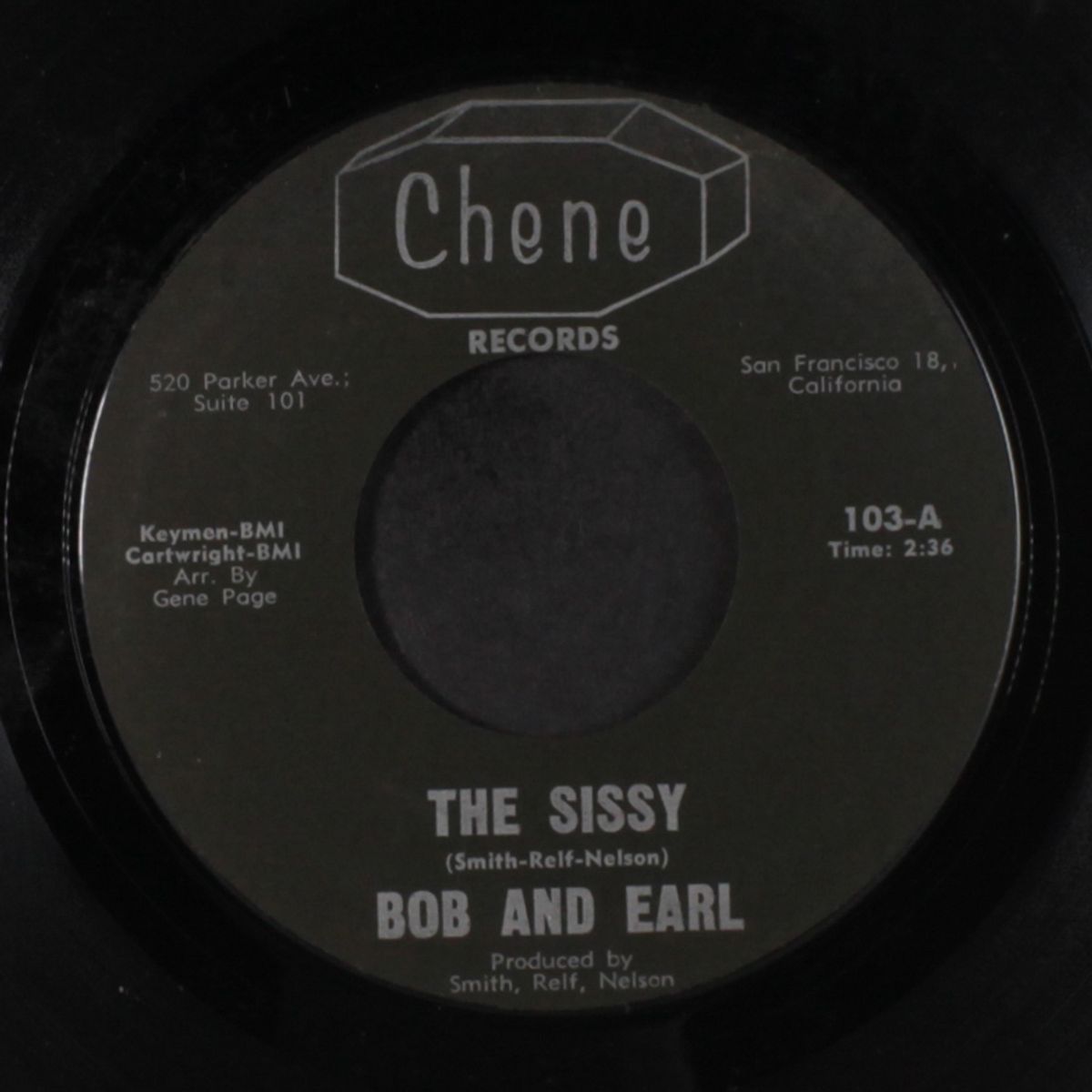 the sissy / baby i'm satisfied by BOB & EARL