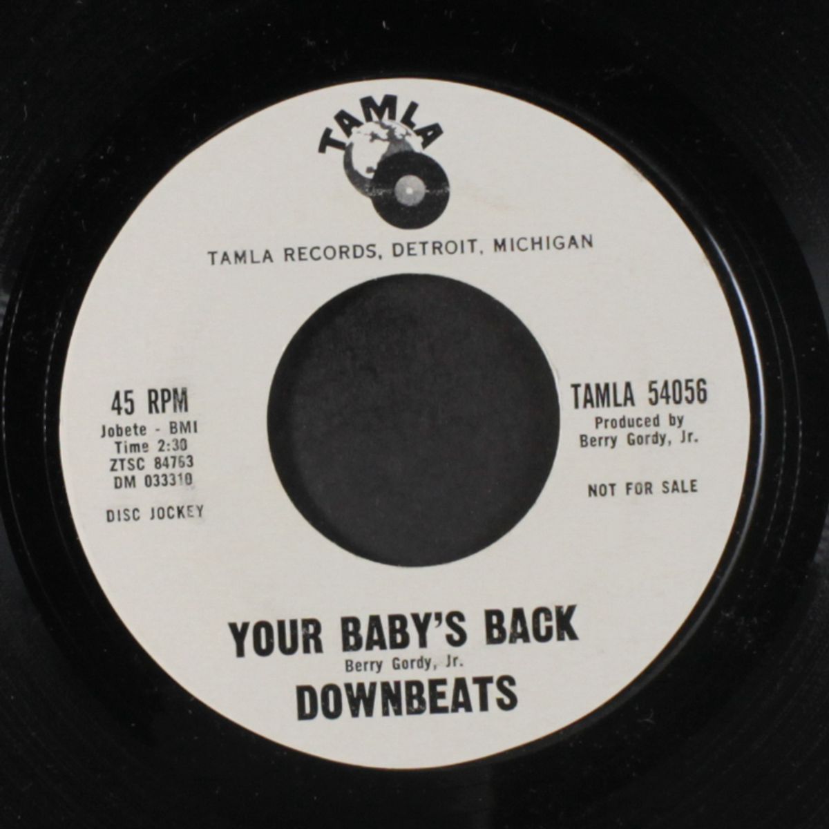 your baby's back / request of a fool by DOWNBEATS