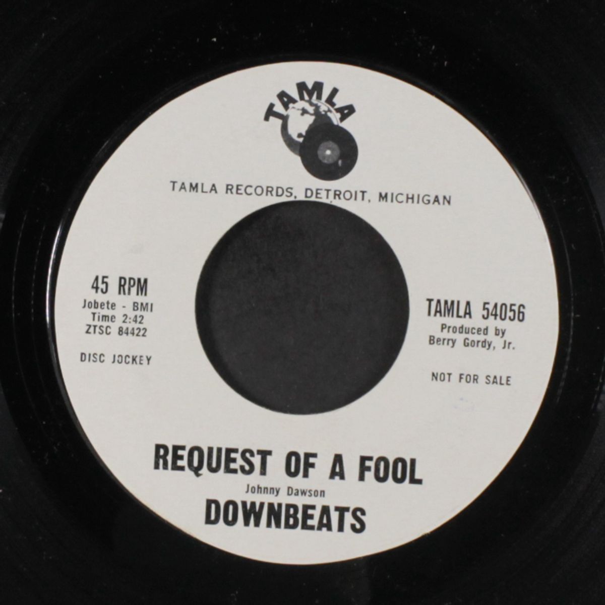 your baby's back / request of a fool by DOWNBEATS