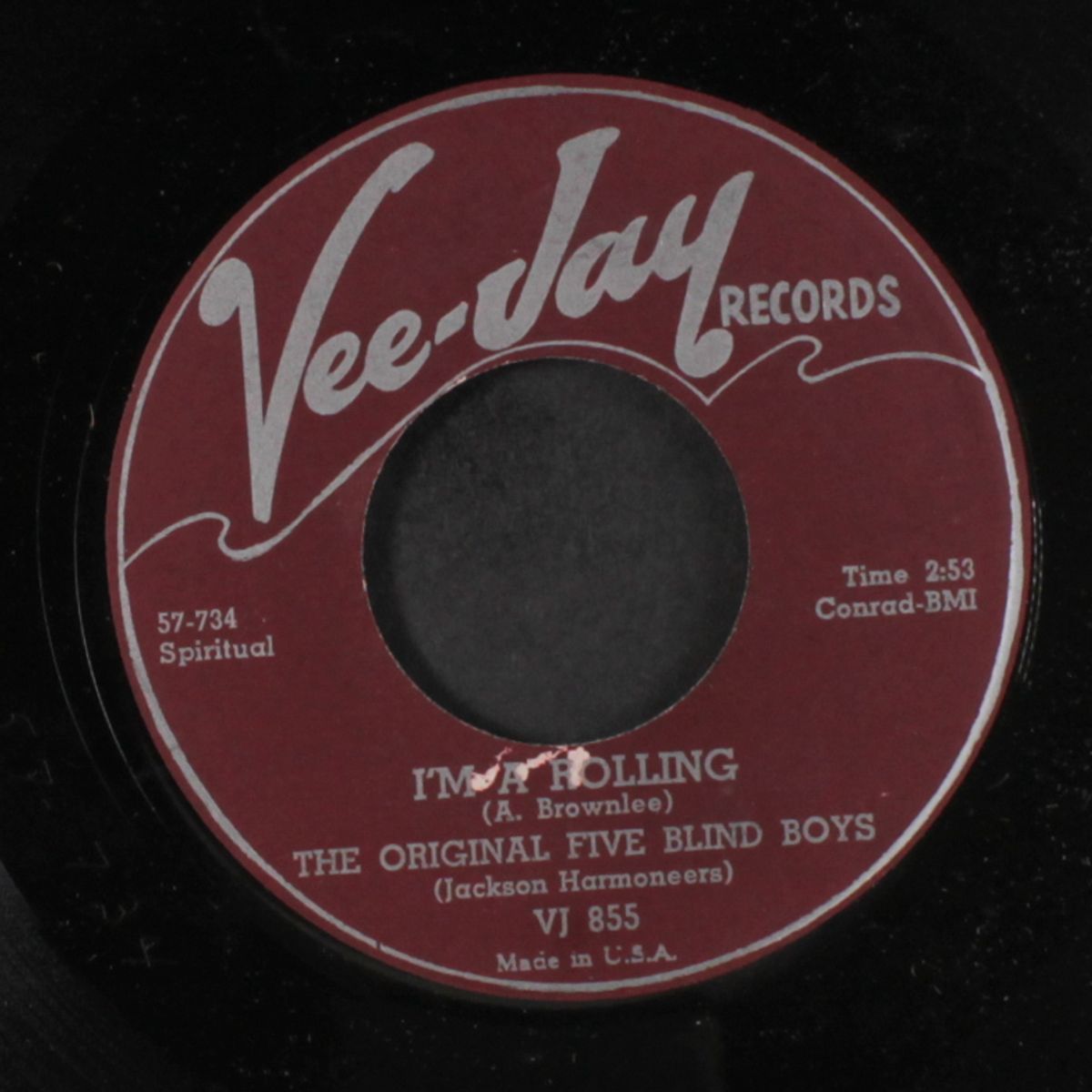 i'm a rolling / my robe will fit me by ORIGINAL FIVE BLIND BOYS