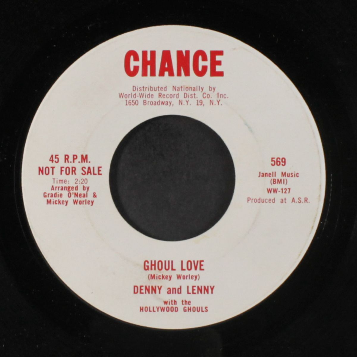 monster's love / ghoul love by DENNY & LENNY & HOLLYWOOD GHOULS